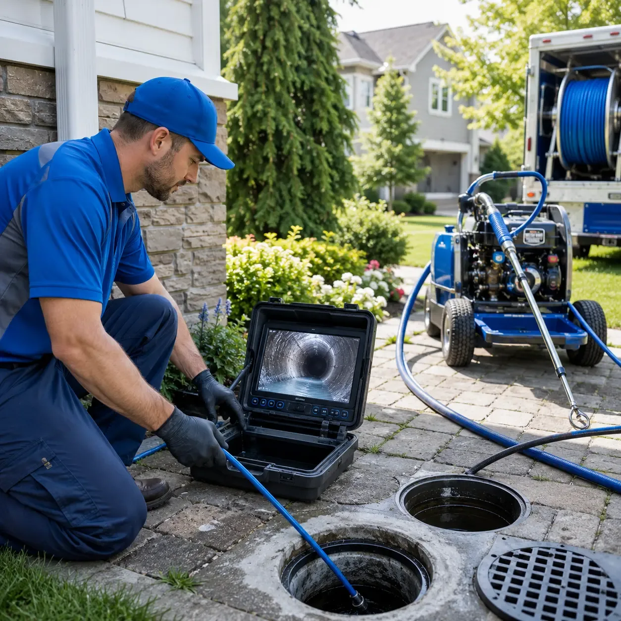 Outdoor drain cleaning professionals serving Champlin, MN